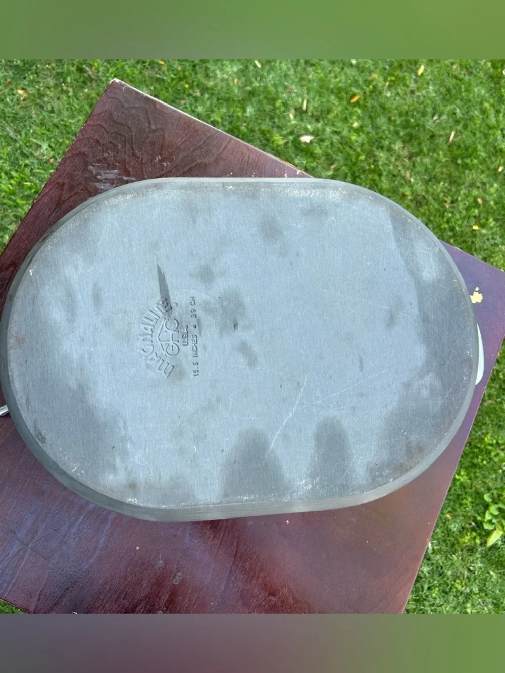 Vintage Magnalite GHC Dutch Oven Roaster w/Trivet 15.5” 13QT Aluminum USA Made